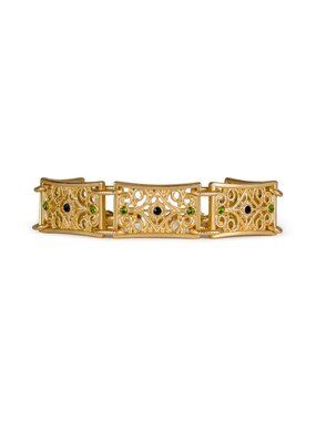PATRICIA NASH Filigree Rectangle Link Bracelet Boho Filigree Bracelet NWT